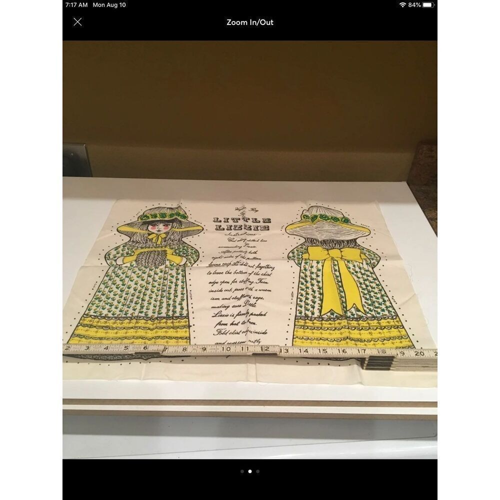 Vintage Doll Pattern - Picture 3 of 3